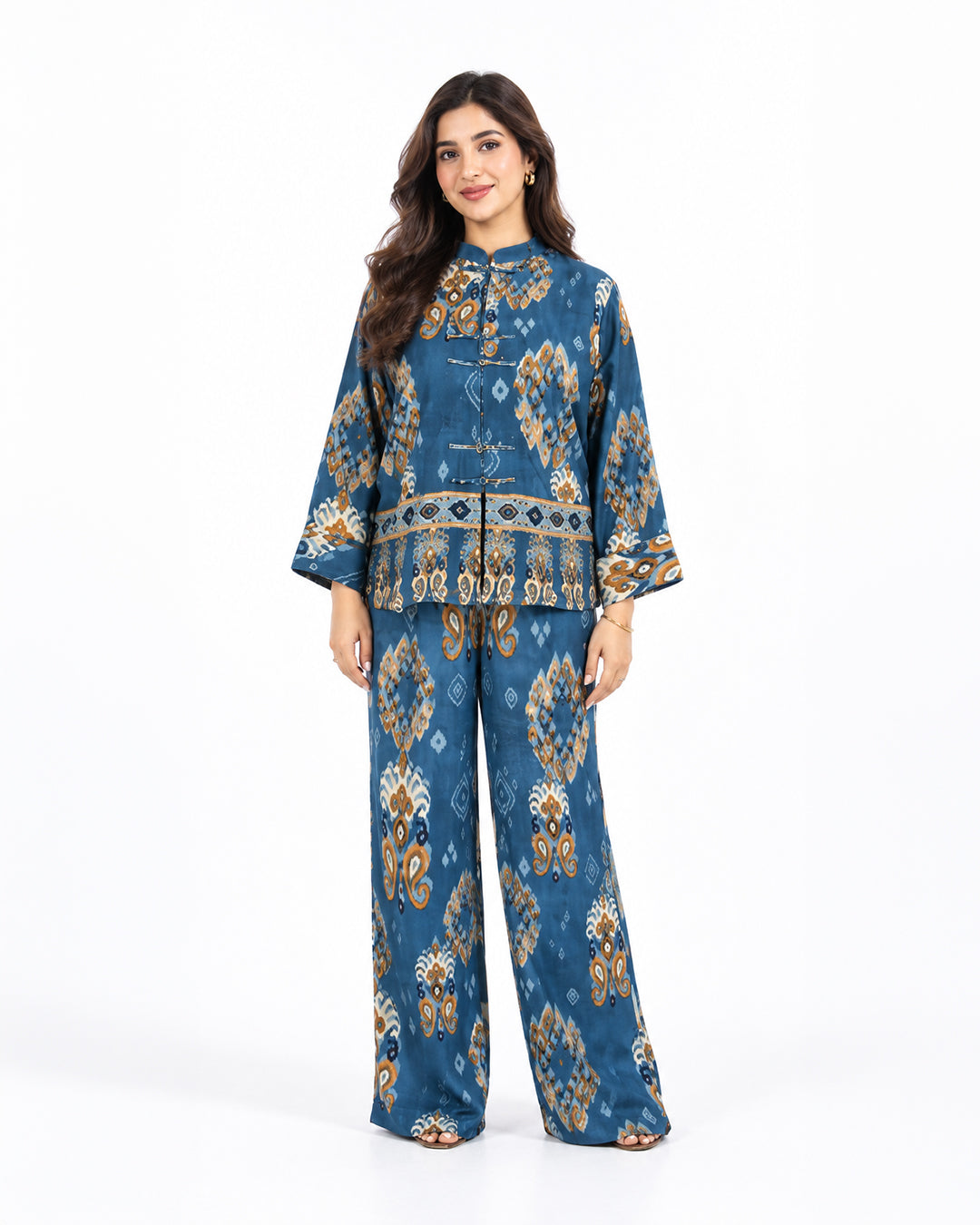 L’Artiste Printed Cotton Two-Piece Set
