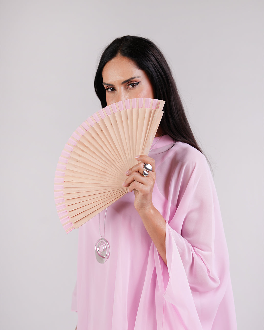Élan Chiffon Dress — Pink